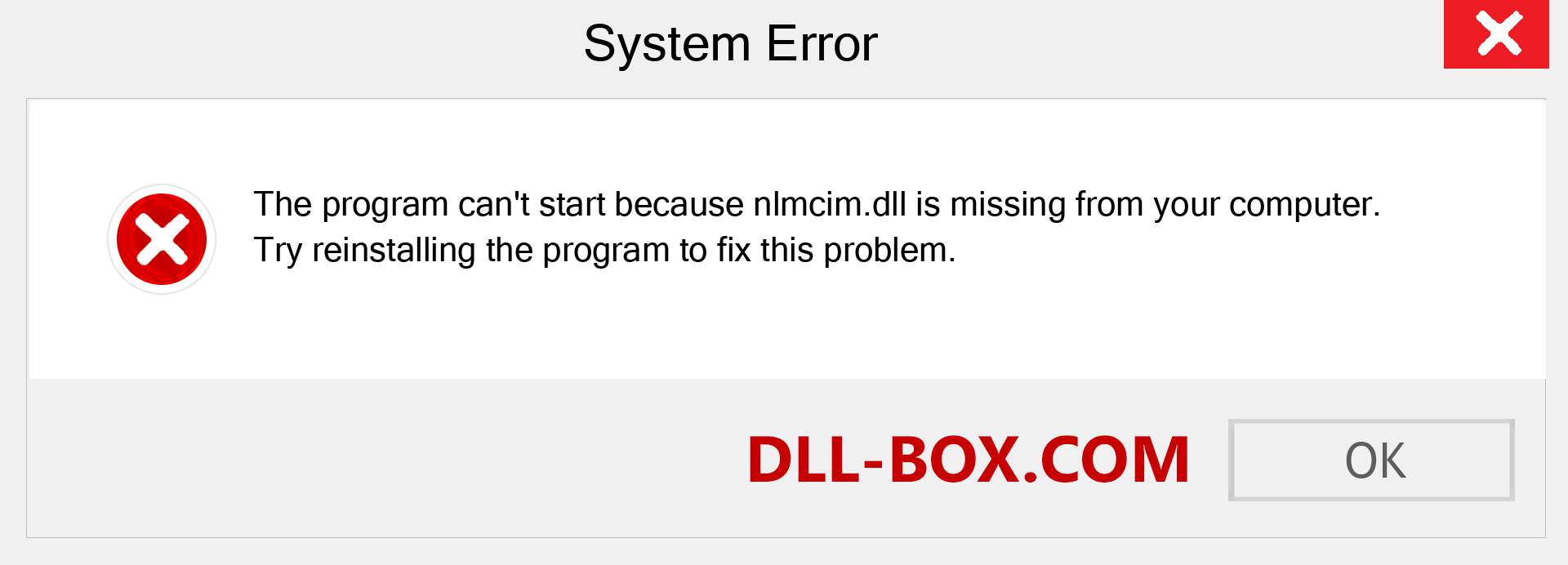  nlmcim.dll file is missing?. Download for Windows 7, 8, 10 - Fix  nlmcim dll Missing Error on Windows, photos, images
