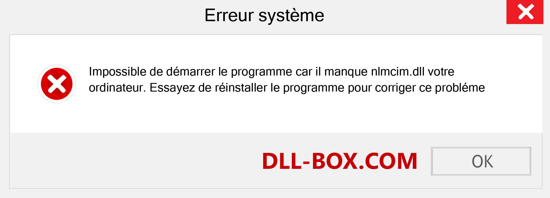 Le fichier nlmcim.dll est manquant ?. Télécharger pour Windows 7, 8, 10 - Correction de l'erreur manquante nlmcim dll sur Windows, photos, images